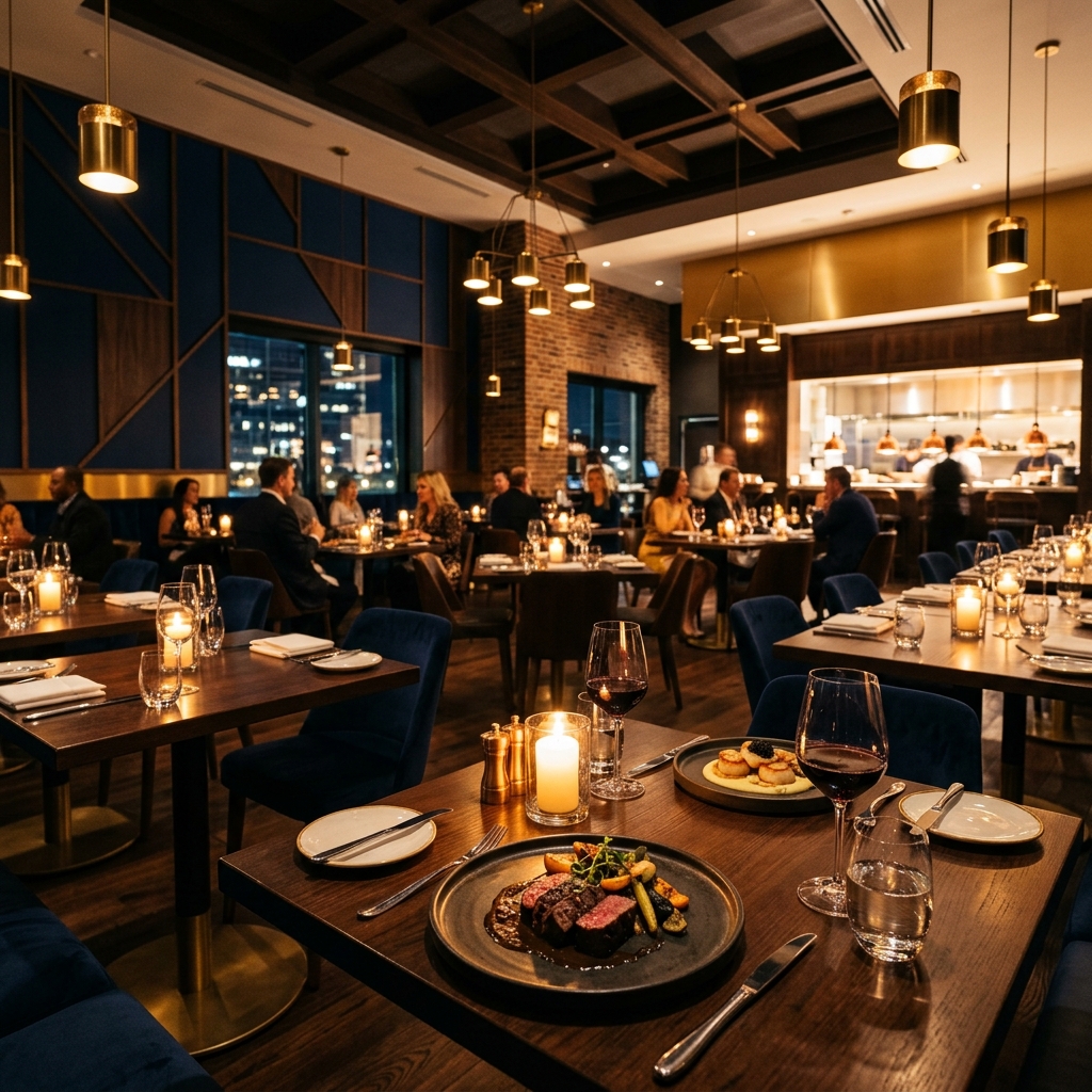 Jhoe T Restaurant interior with elegant dining setup